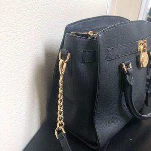 Michael Kors Black Hamilton Purse $378